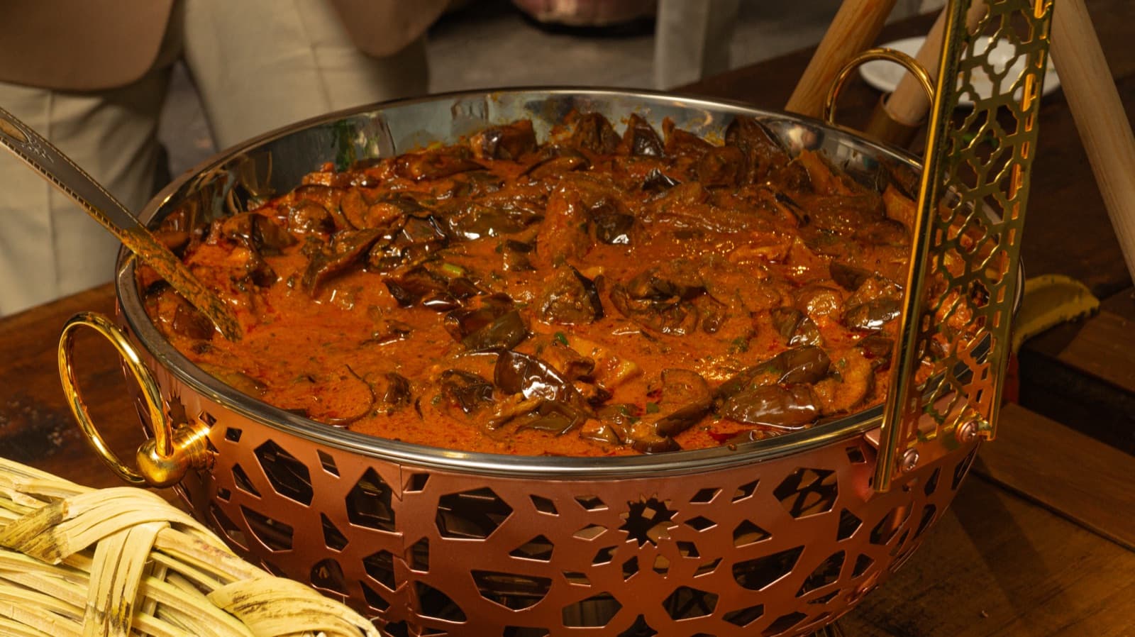 Wedding catering food preparation