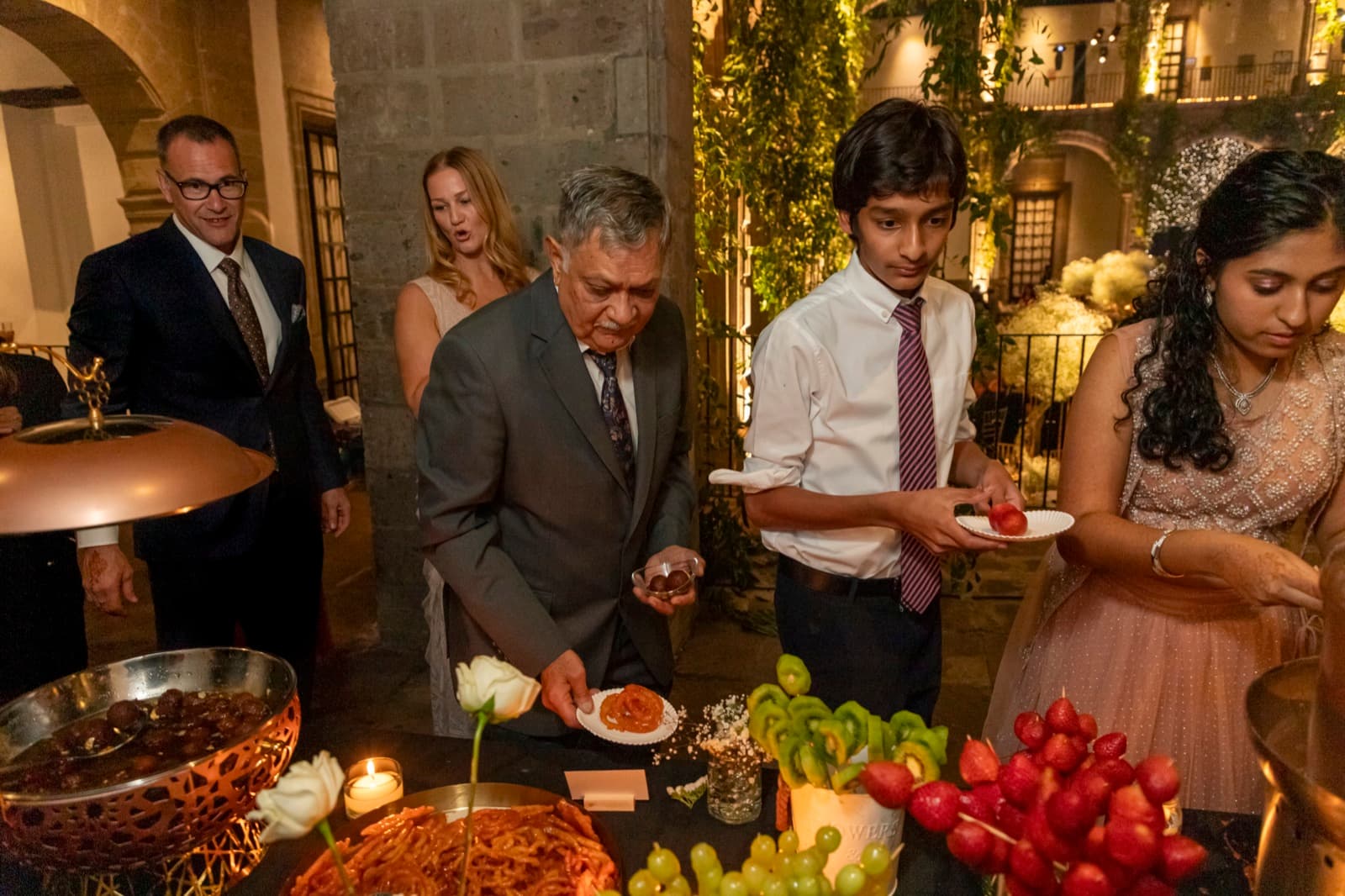 Hacienda wedding catering service in Mexico