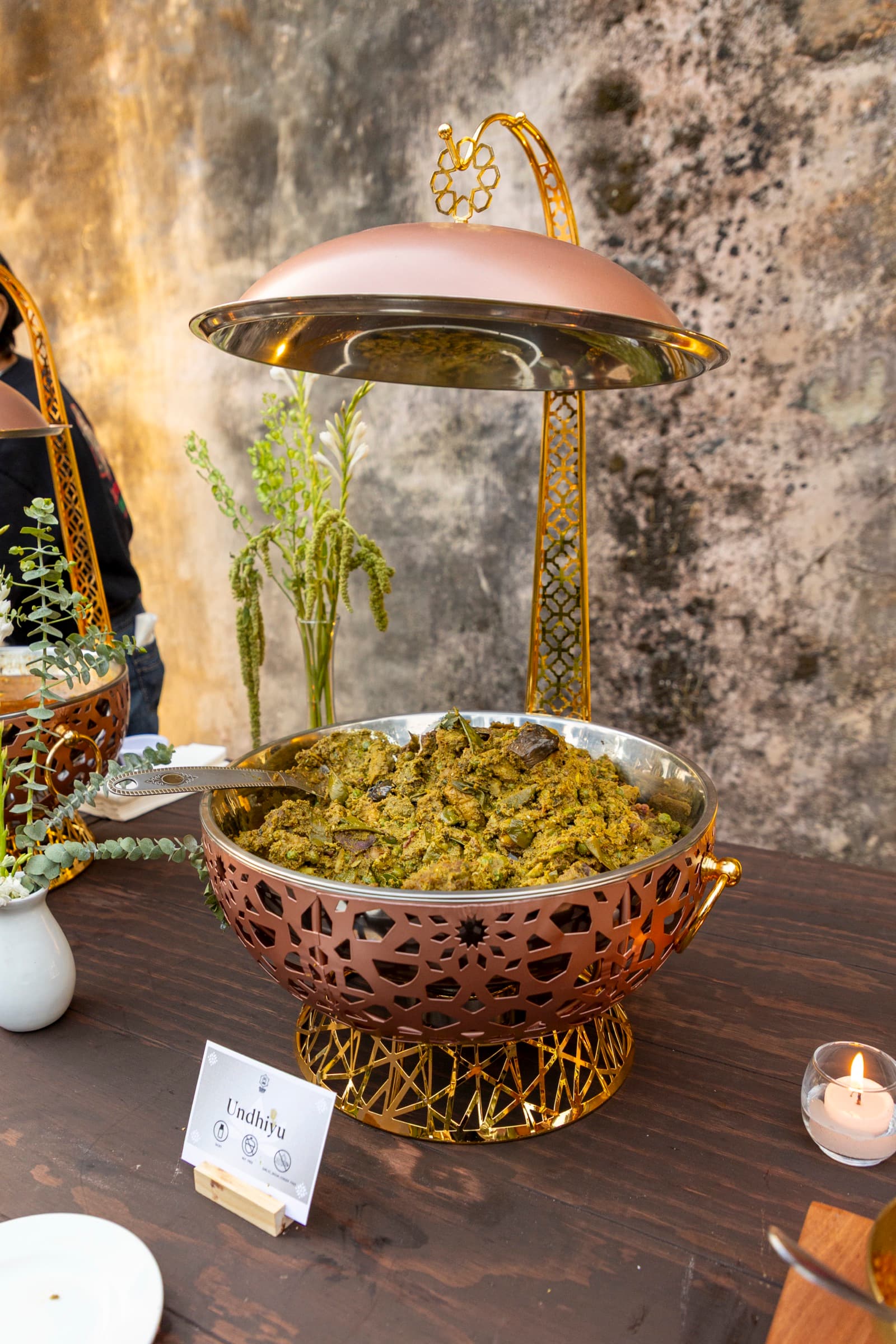 Indian wedding food service